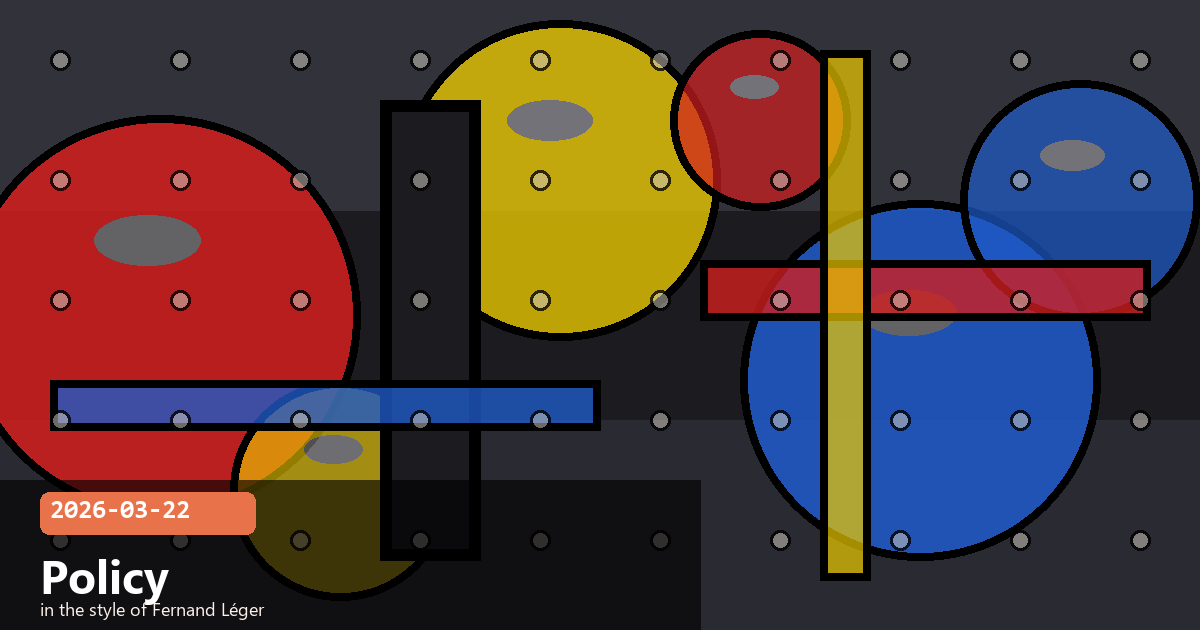 Channels Architecture, Cowork Threads & Policy Debate — visual for 2026-03-22