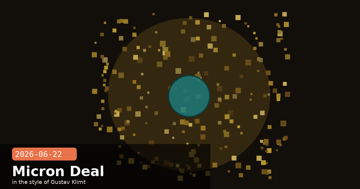 Micron Strategic Agreement & claude mcp login — visual for 2026-06-22