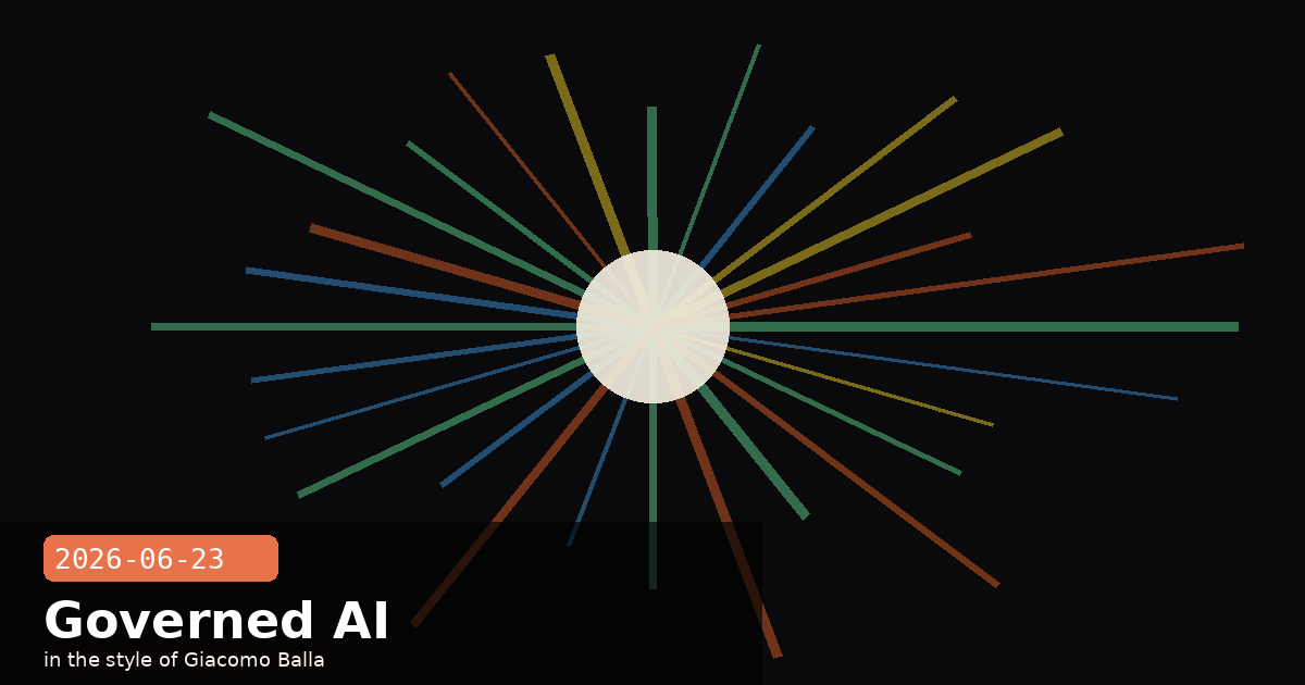 Governed AI in the Enterprise & a Data-Residency Checklist — visual for 2026-06-23