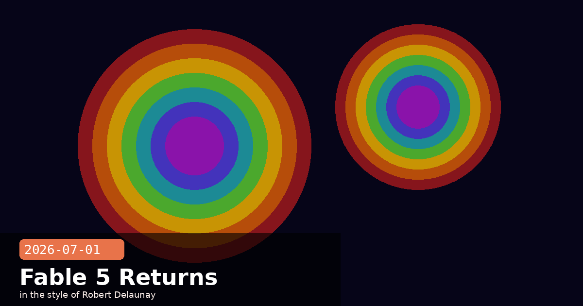 Sonnet 5 Goes Default & Fable 5 Returns Globally — visual for 2026-07-01